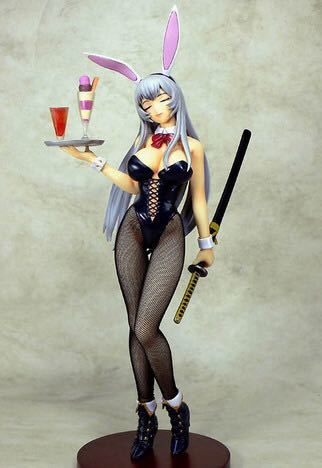 【1円スタート】「一騎当千XX」 趙雲子龍 バニーver. 1/6スケール ポリストーン完成品　ジャンク_画像5