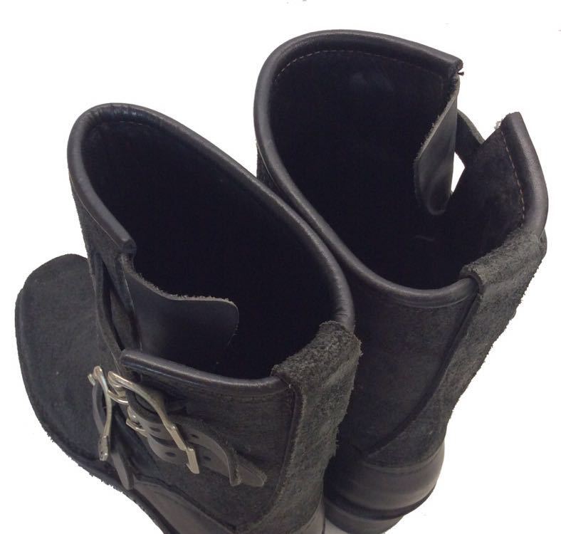 WESCO ウエスコ Custom Fit The Boss カスタムフィット ボス エンジニアブーツ スウェード レザー ブラック 7E_画像5