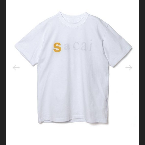 未使用美品】最終価格!sacai デザインカットソー 半袖-
