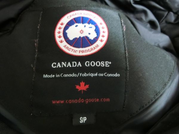 CANADA GOOSE BRONTE PARKA ロング ダウン ジャケット S/P ブラック #2603JR カナダグース_画像3