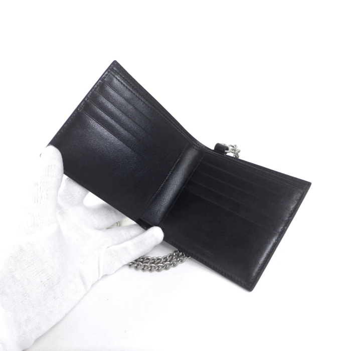 セリーヌ (CELINE) BI FORD バイフォールド チェーン付きウォレット
