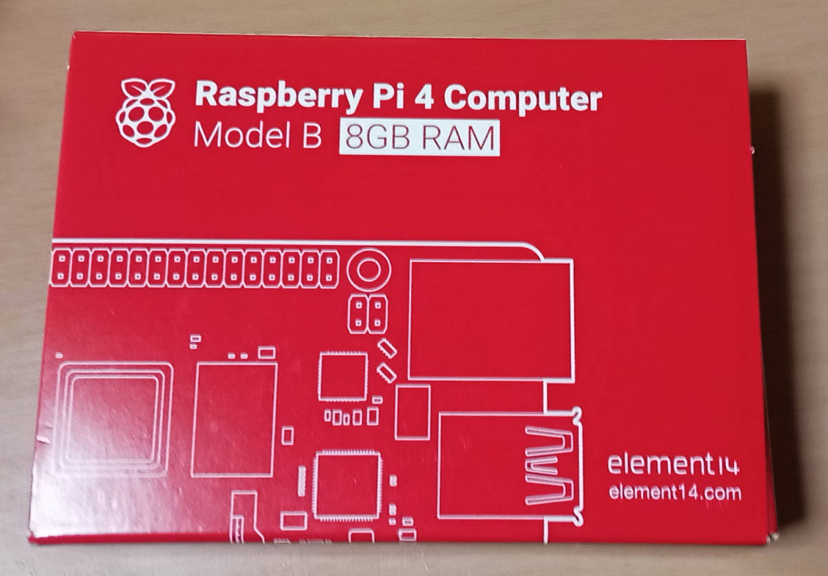 Raspberry Pi 4 Model B 8GB RAMバージョン１個 送料無料 ソニー英国