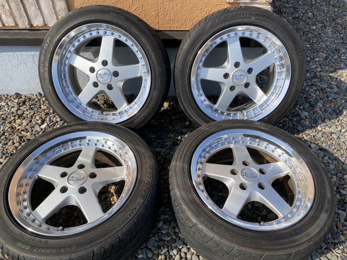 WORK Equip 17インチ 8j+35 9j+35 PCD120 エクイップ 245/45R17 265/45
