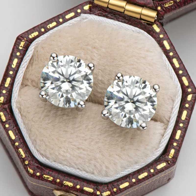 ブランド雑貨総合 モアサナイト 4ct Total 一粒ダイヤピアス ギフト インターネットサイト モアサナイト モアッサナイト ピアス 1ct 1粒ダイヤモンド レディース ピアス(両耳用)