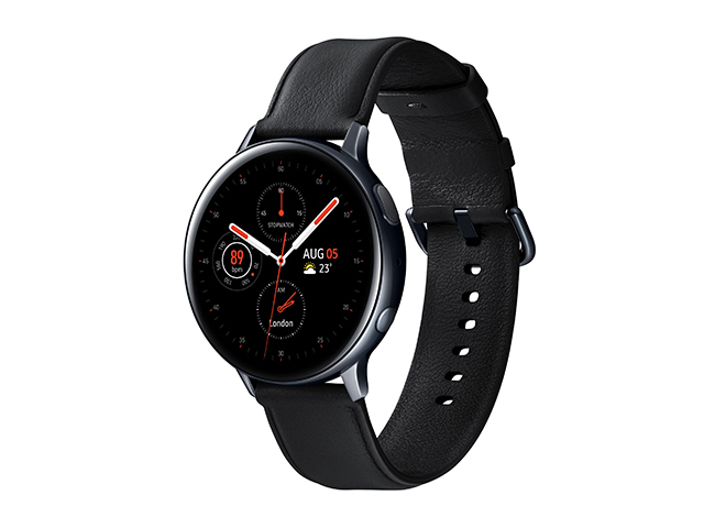 ◆新品未開封 サムスン ウェアラブル端末 Galaxy Watch Active2 44mm ブラック（ステンレス） SM-R820NSKAXJP 1点限り_画像2