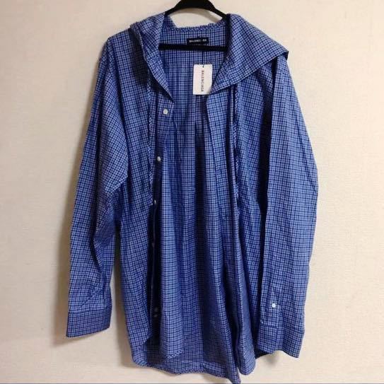 【70%OFF】 新品 正規 メンズ フーディー パーカーシャツ フードシャツ バレンシアガ Balenciaga 男性用 【70%OFF】 新品 正規 メンズ フーディー パーカーシャツ フードシャツ バレンシアガ Balenciaga 男性用
