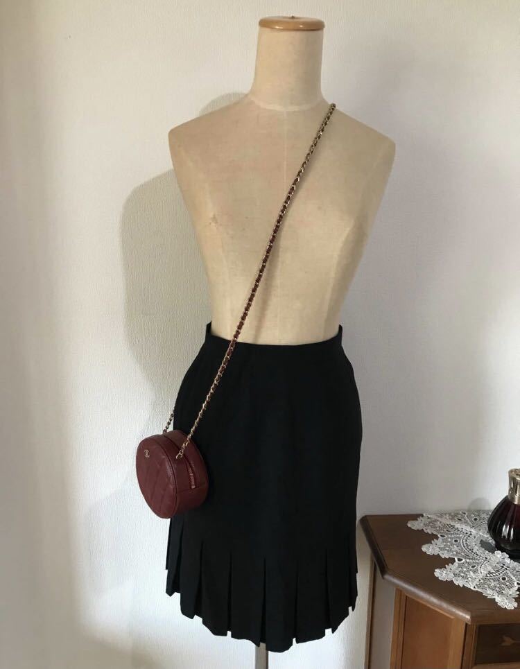 新着商品 シャネル CHANEL 膝丈タイトスカート 黒ブラック サイズ34