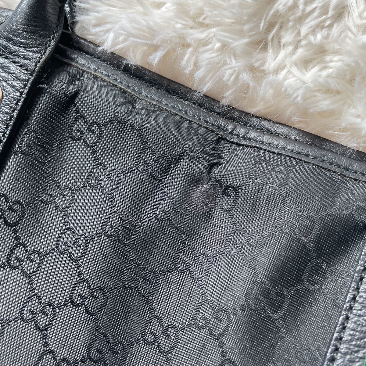 1円【美品】GUCCI グッチ ビジネスバッグ トートバッグ メンズ