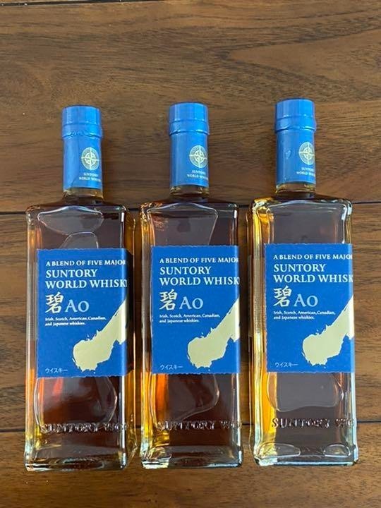 大人気新作 飲料/酒サントリー 3点Set SUNTORY WORLD WHISKY 700mlフルボトル サントリー