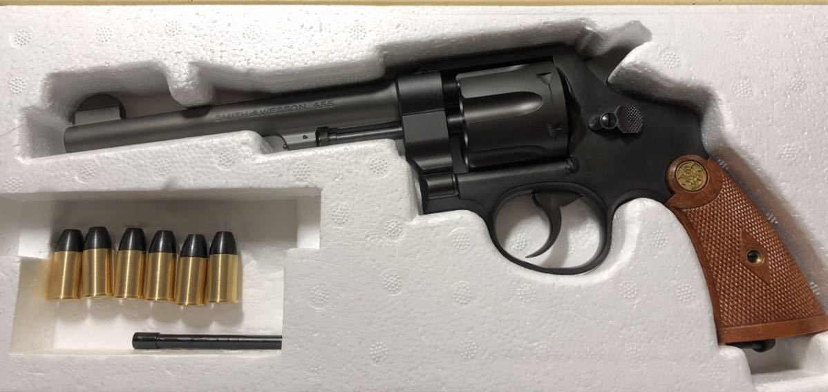 【未発火】タナカ M1917 6.5inイギリス国軍Version パーカーライジング ☆バレルインサート有りの完全合法ABS樹脂製モデルガンです 3