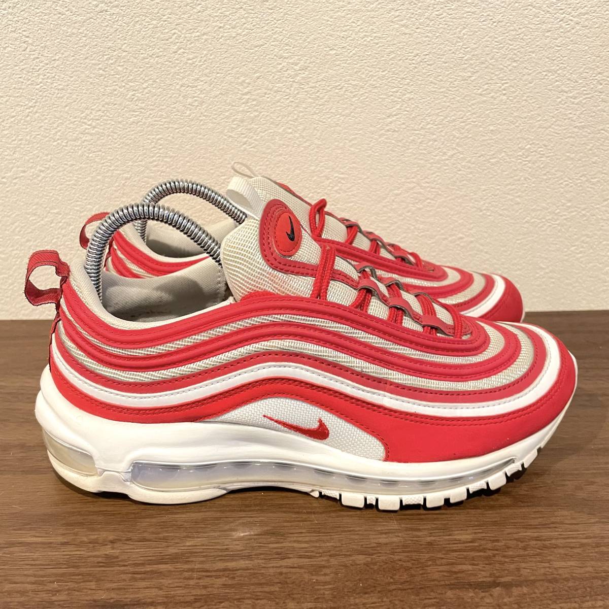 NIKE iD AIR MAX 97 ナイキ エア マックス 97 レッド レディース ローカットスニーカー カジュアル ストリート アメカジ 古着 美品 24.5cm