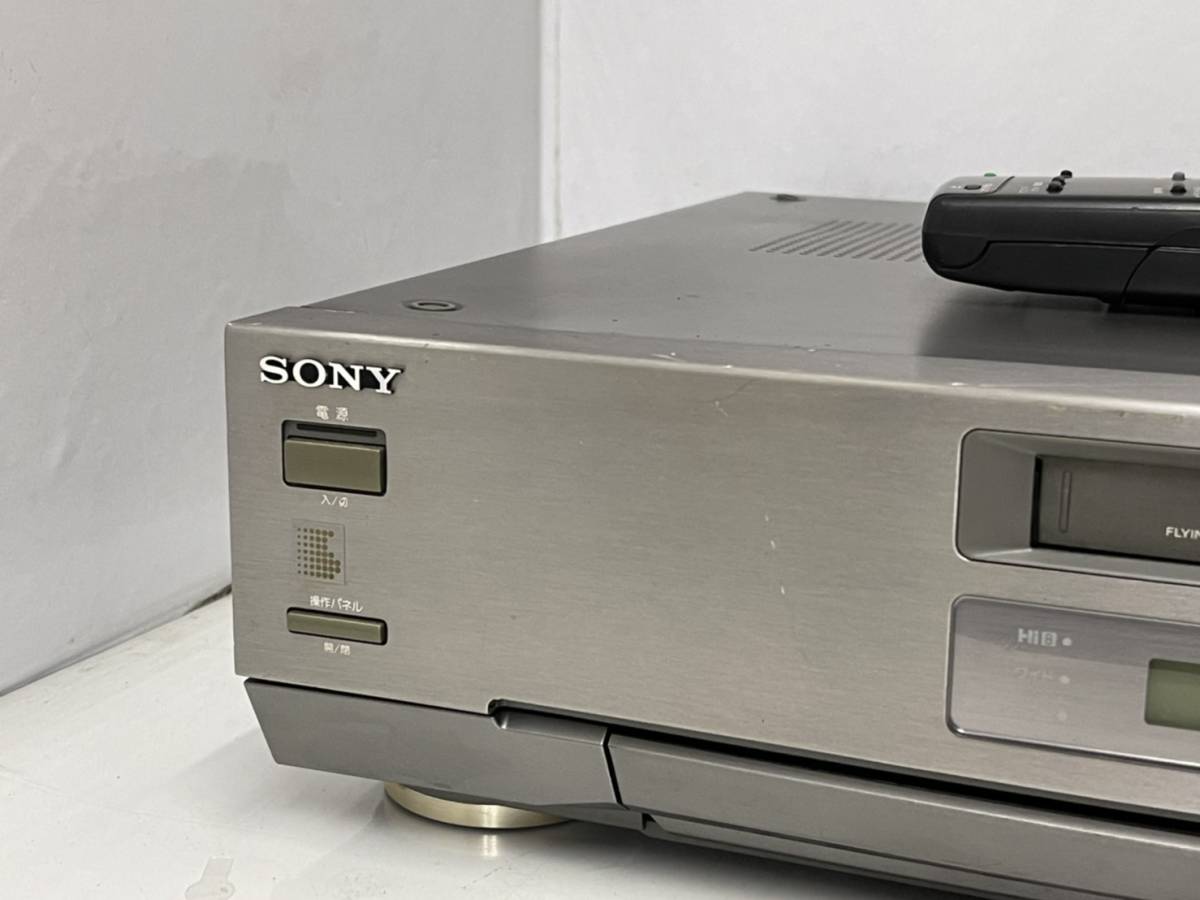SONY Hi8 ビデオデッキ　EV-NS9000　リモコン付　ジャンク品_画像4