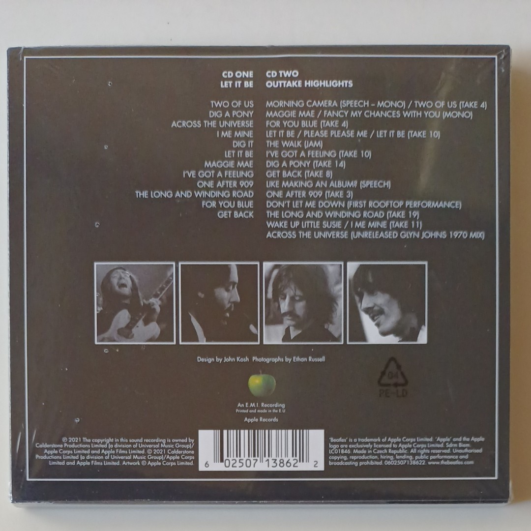 ■THE BEATLES… LET IT BE SPECIAL EDITION 2枚組 2021年EU輸入盤  新品未開封品