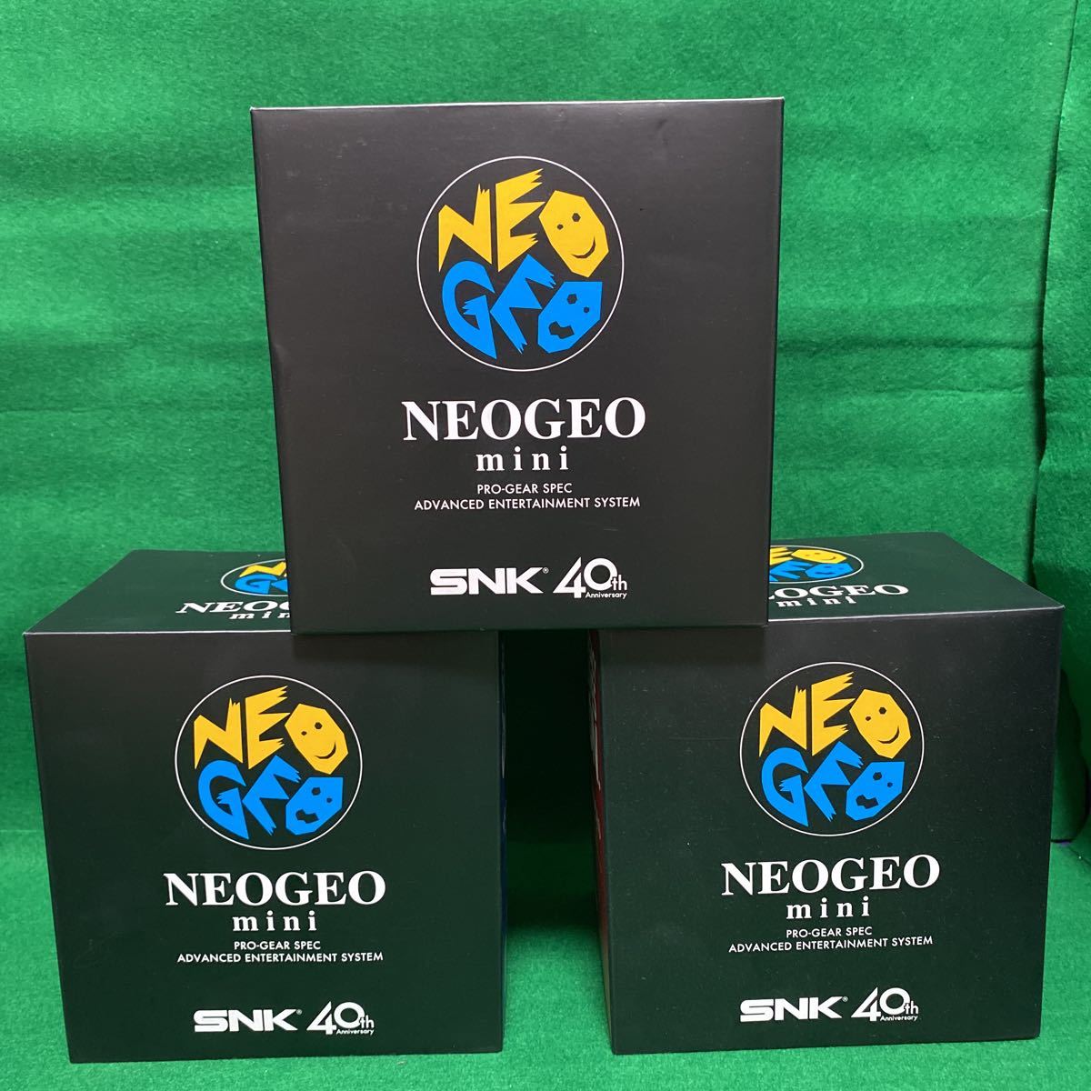 ネオジオミニ NEOGEO mini SNK 3台 未開封 新品 1円スタート まとめて