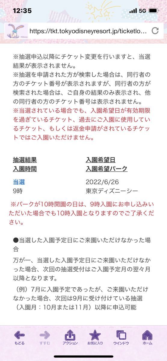 東京ディズニーシー ペアチケット　6月26日(日) ワンデーパスポート　大人2枚 送料無料_画像3