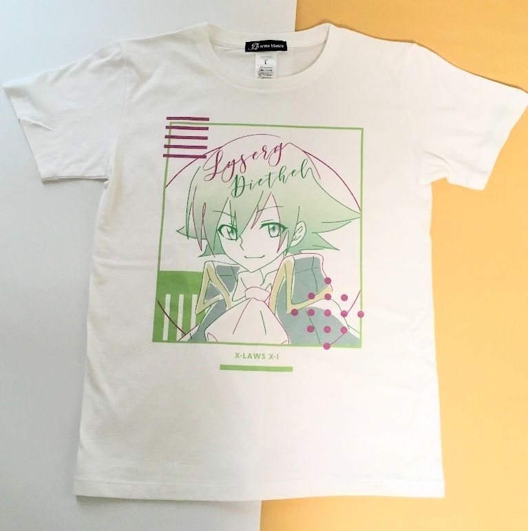 ya576 Ｌ【新品・定4,180円】 SHAMAN KING リゼグル・ダイセル lette-graph Tシャツ レディース_画像4