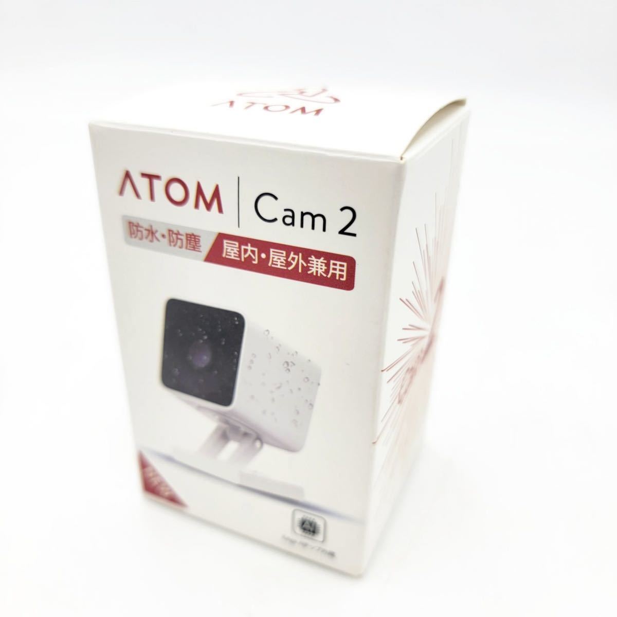  Atom Tec ATOM tech сеть камера ATOM Cam 2 водонепроницаемый пыленепроницаемый 1080p полный HD высокочувствительный CMOS сенсор установка предотвращение преступления мониторинг рабочее состояние подтверждено [NK8066]