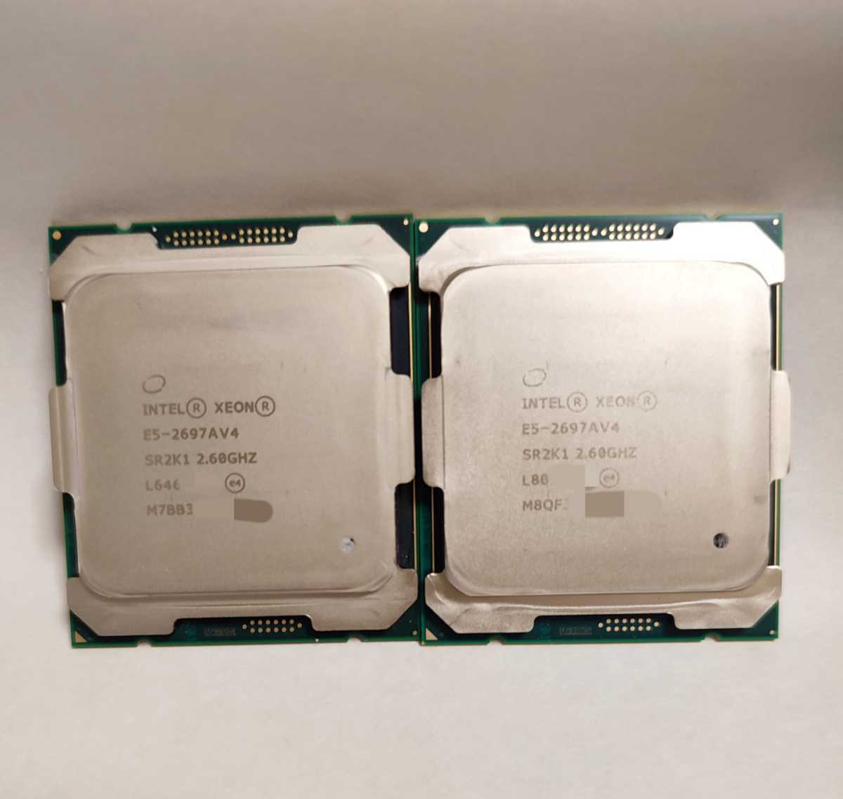 2個セット Intel Xeon E5-2697A V4○2.60GHz○SR2K1_画像1