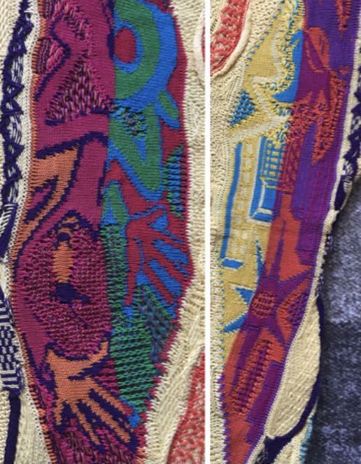 超レア 圧倒的な存在感 芸術 人物柄 COOGI クージー ニット セーター