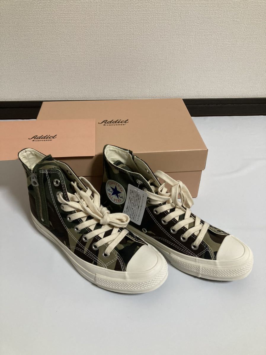 新品 CONVERSE Addict 18aw 26cm コンバース アディクト HUMAN MADE CHUCK TAYLOR NIGO Z HI  チャックテイラー Wネーム オールスター