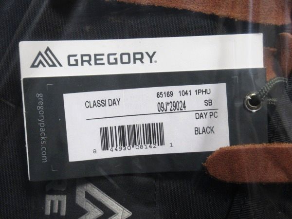 送料無料 新品 GREGORY Day Pack グレゴリー デイパック ブラック 65169-1041 バックパック リュック