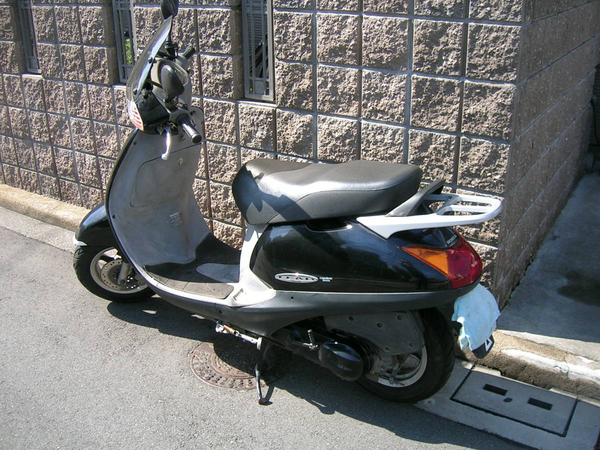 ○HONDA ホンダ リード100 後期型 (JF06)黒【大阪】自賠責保険令和6年