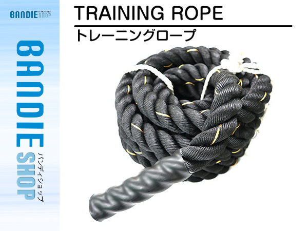 トレーニングロープ ジムロープ ロープ 縄 スポーツ ダイエット スイングロープ 体幹 9メートル 50mm 振るだけトレーニング エクササイズ_画像1