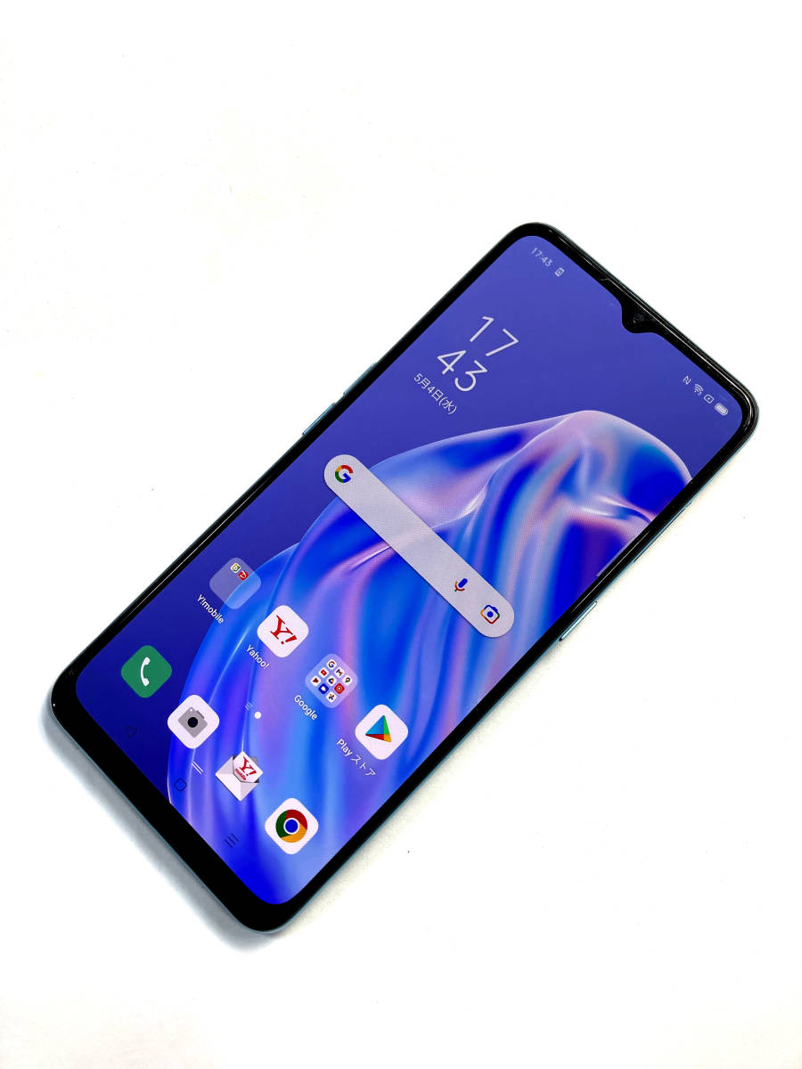 OPPO Reno3 A ホワイト A0020P Yモバイル 画面サイズ:6.44インチ