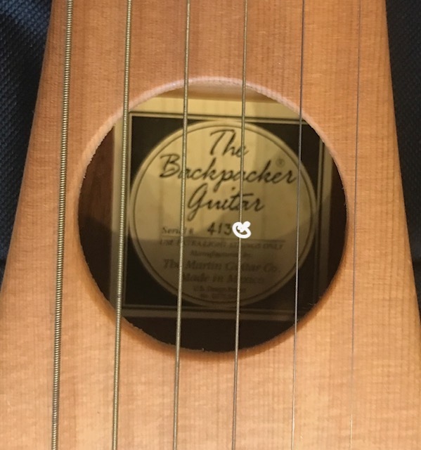 貴重 最初期型 Martin Backpacker 名作 トラベルギター ソフトケース