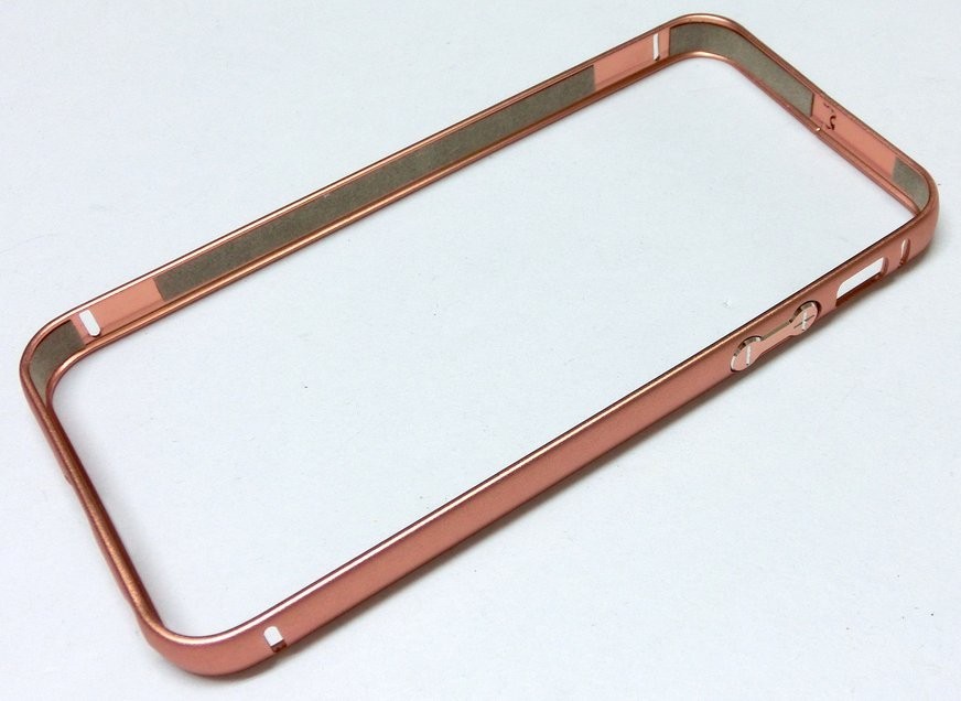 iPhone SE/5s/5 用 アルミ製バンパー(ピンク)_画像1