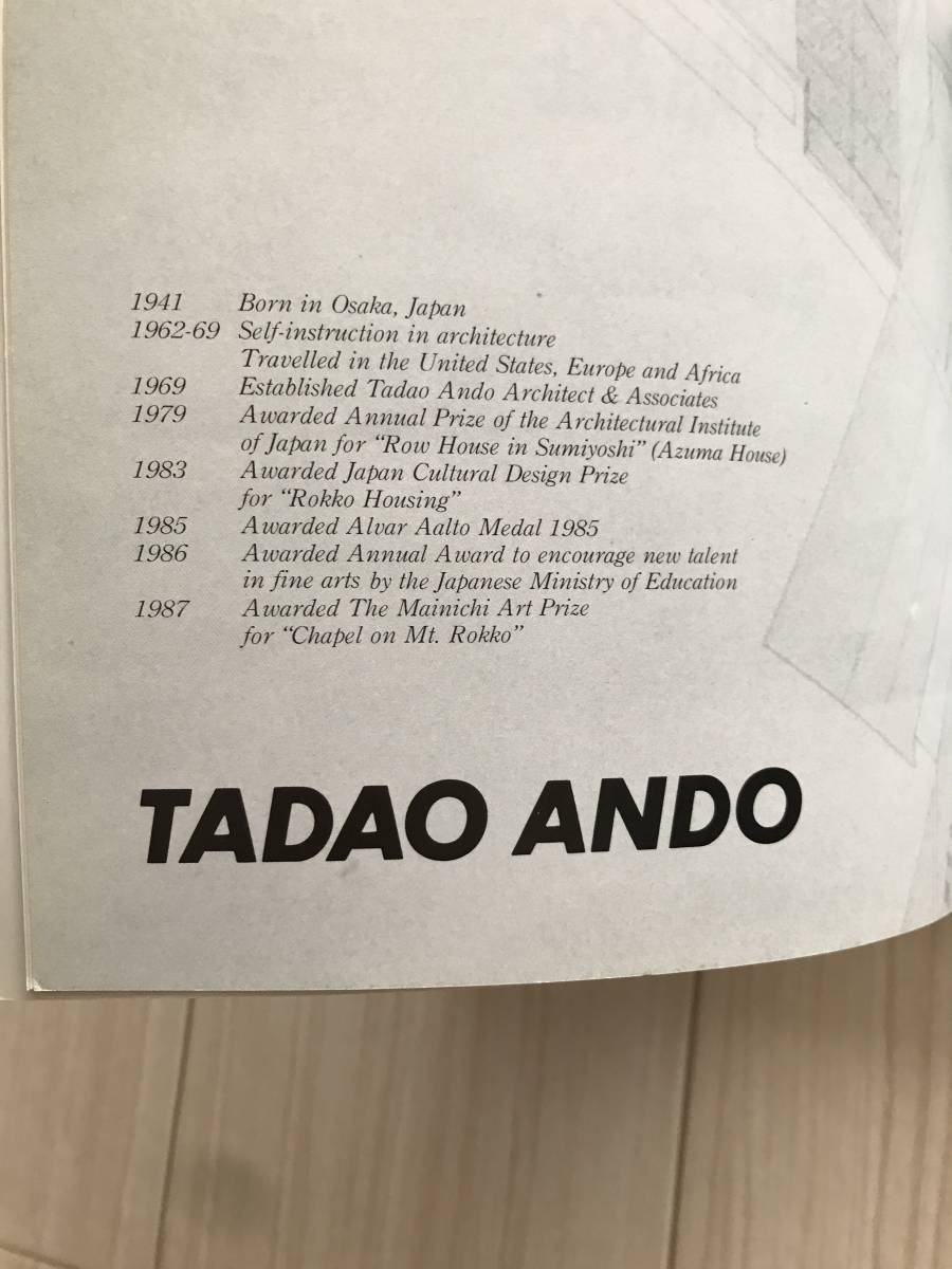 Z20-11/GA ARCHITECT 8　TADAO ANDO　1987年昭和62年　安藤忠雄　アーキテクト　ケネスフランプトン_画像2