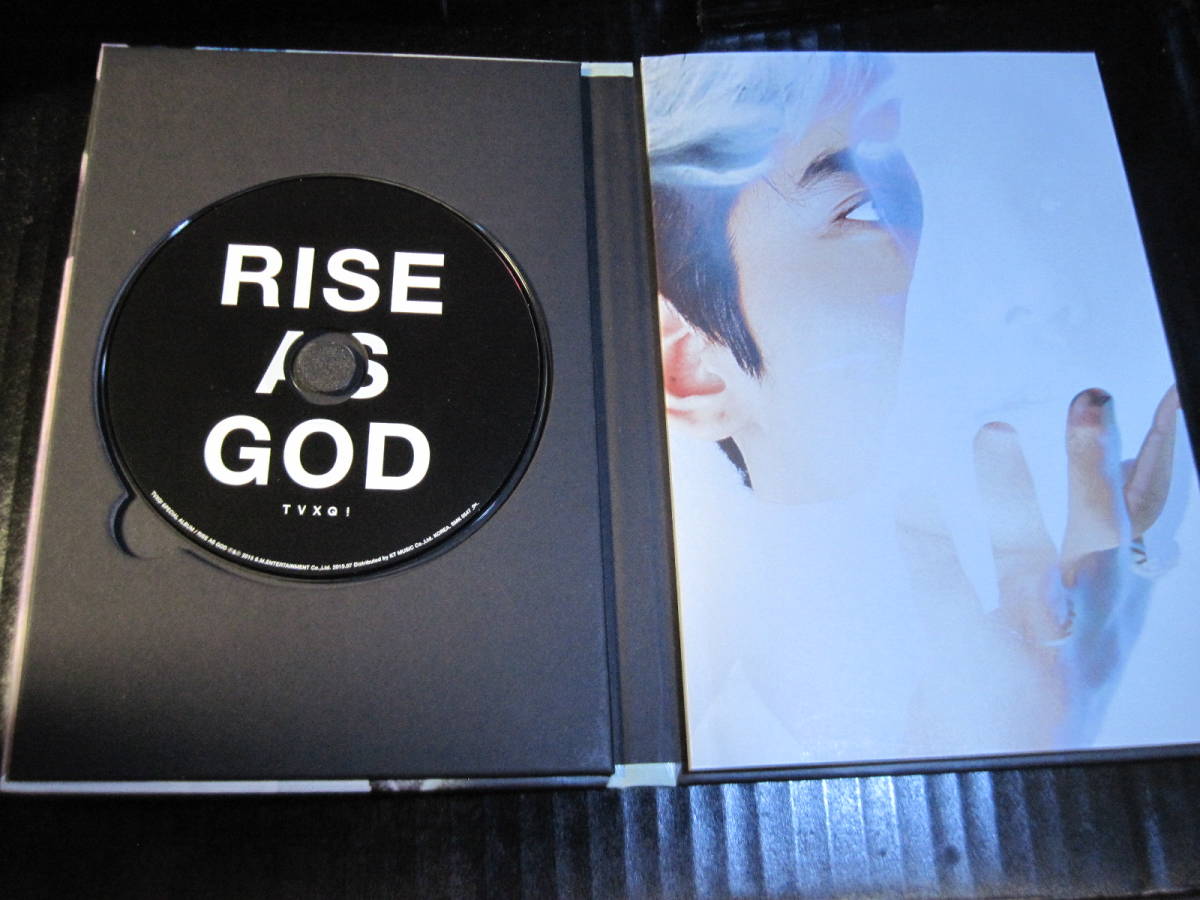 ◆CD アルバム 東方神起/RISE AS GOD　スペシャルアルバム 黒 韓国盤　美品◆_画像2