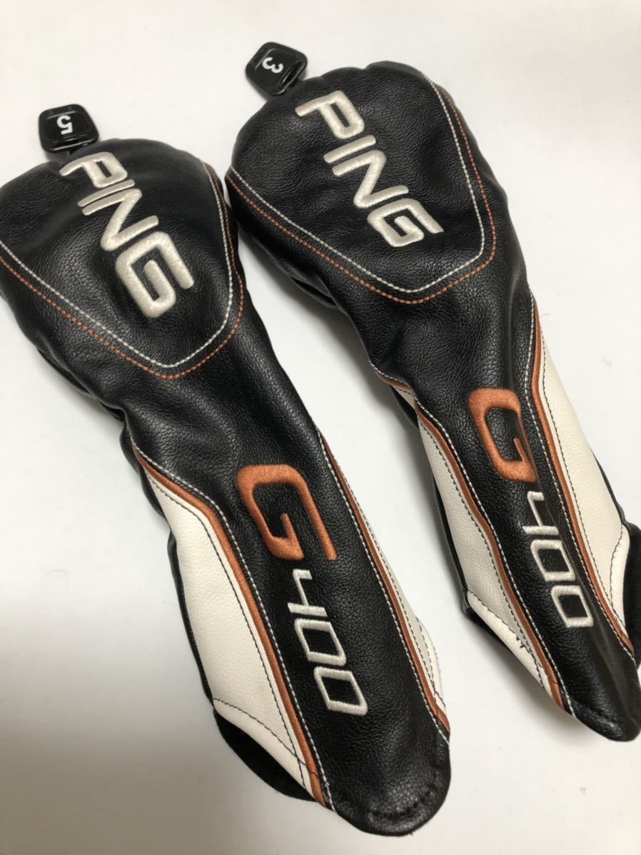 PING G400 フェアウェイウッド 3W 14.5° 5W 17.5° 2本セット オリジナルシャフト ALTA J CB (S) ヘッドカバー付 ピン_画像10