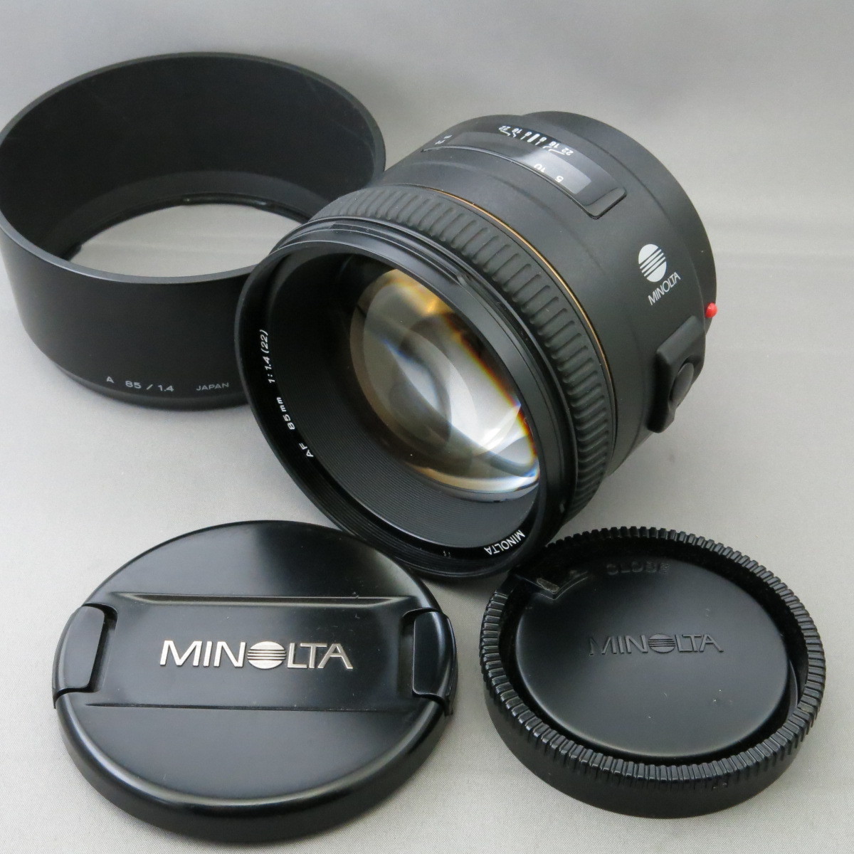 最も優遇 MINOLTAミノルタ AF85mmF1.4G ☆NO.3570 ソニー、ミノルタ