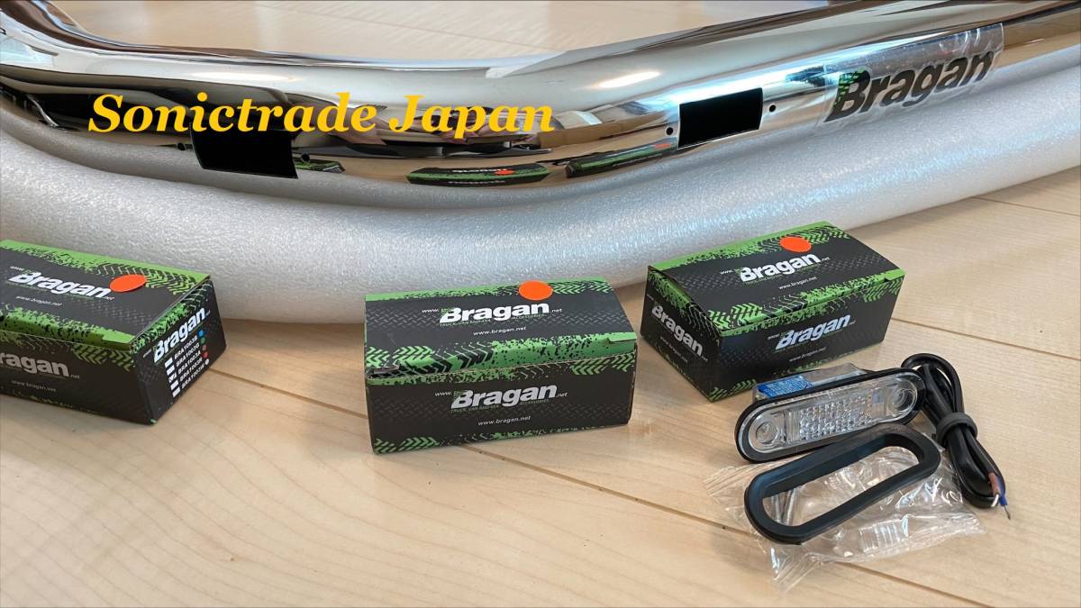 【国内発送】Bragan 正規品 スカニア Sシリーズ 2017〜用 フロントバンパーステンレスローバー LEDマーカーライト11個_画像4