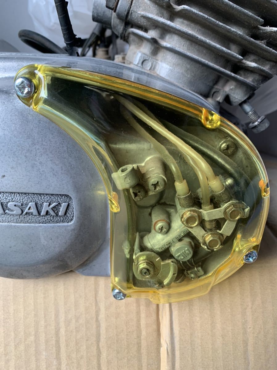 kh250 kh400 250ss 350ss 400ss 透明 オイルポンプカバー bpbd