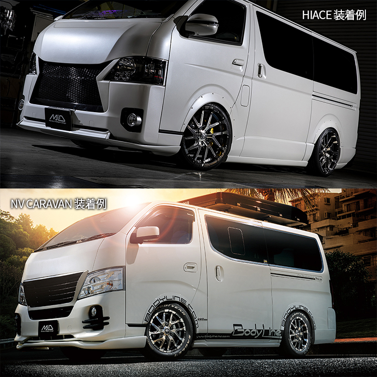 ホワイトレター 4本セット NITRO POWER DERINGER デリンジャー 17X6.5J 6/139.7 BKクリア MUDSTAR radial M/T 215/60R17 キャラバン NV350_画像3