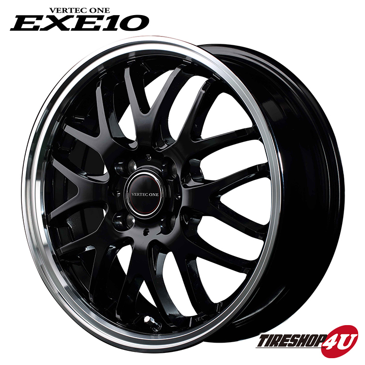 4本セット 軽量ホイール VERTEC ONE EXE10 14X4.5J 4/100 GBRP おすすめ輸入タイヤ 165/60R14 タント デイズ EKクロス ミラ N-BOX ムーヴ_画像1