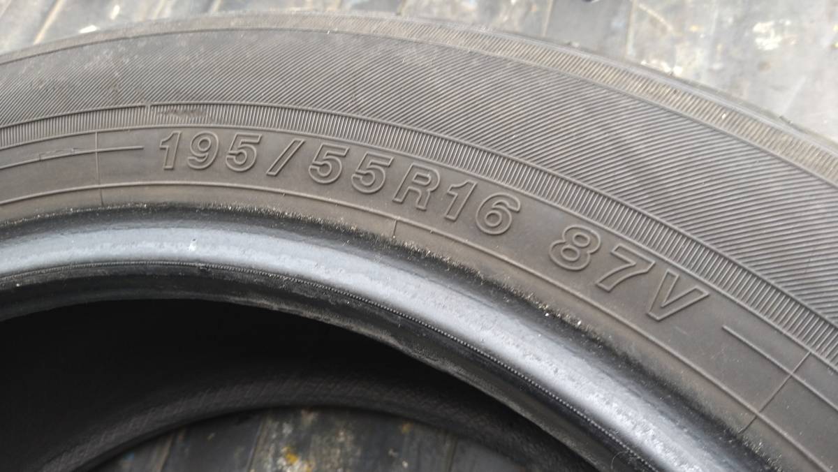 18年製　中古　195/55R16 ヨコハマタイヤ エコス ES31 ４本セット_画像4