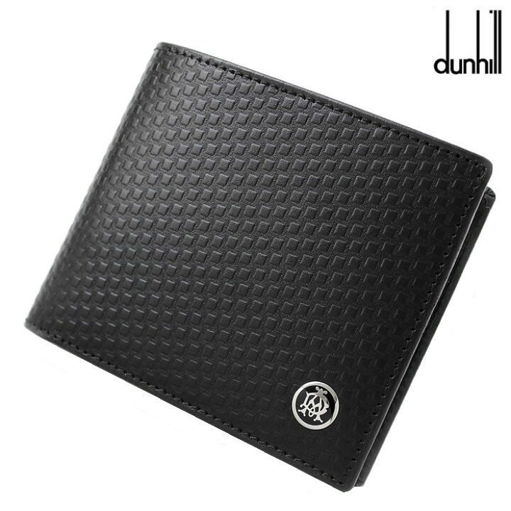 ♪dunhill ダンヒル 二つ折り財布 ミニ財布 コンパクト L2V332A マイクロディー エイト MICRO D-Eight ブラック メンズ 黒 未使用品♪_参考画像です。
