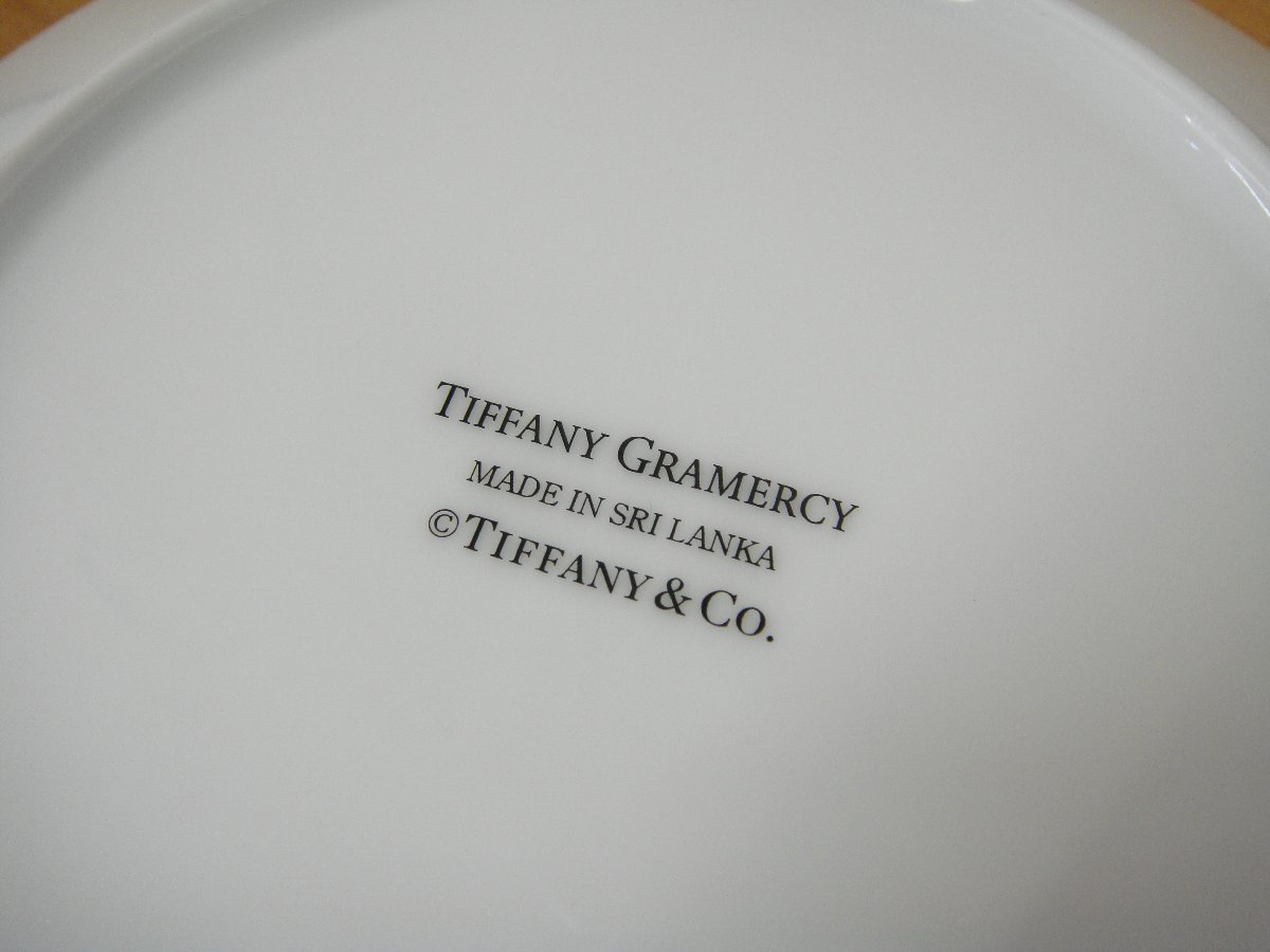 5126T【本物保証】 Tiffany&Co ティファニー GRAMERCY グラマシー プレート 18cm 2枚セット 未使用品_画像5