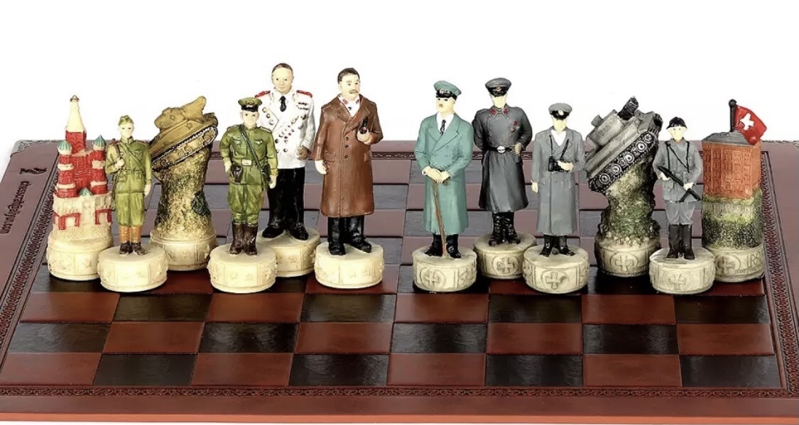お気にいる 第二次世界大戦　独ソ戦　スターリングラード　チェスセット　チェス チェス