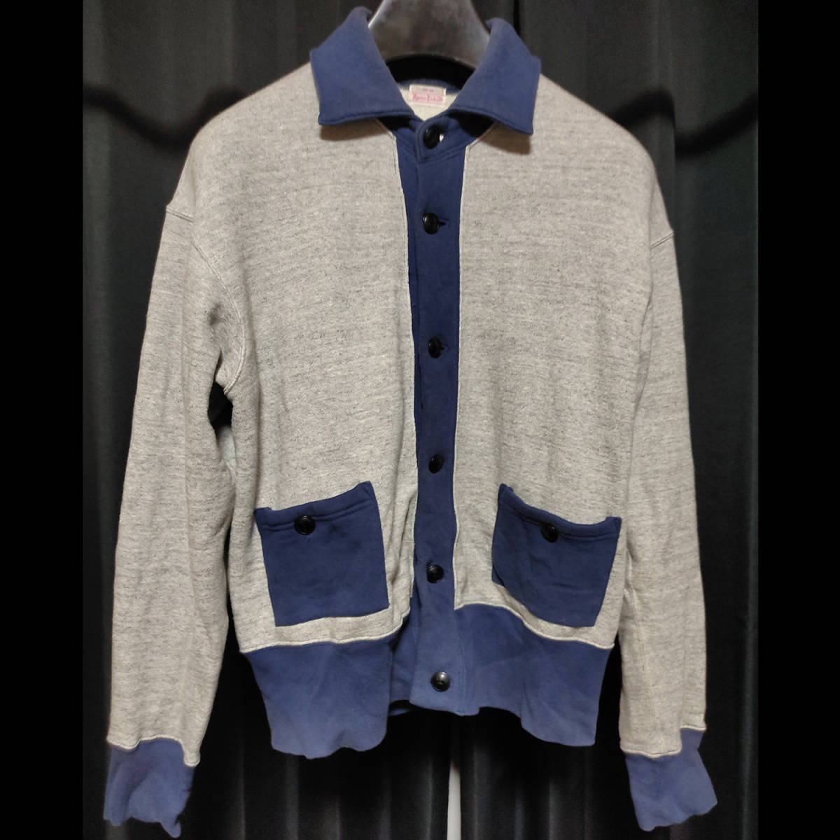 BUTCHER PRODUCTS SWEAT CARDIGAN スウェットカーディガン グレー