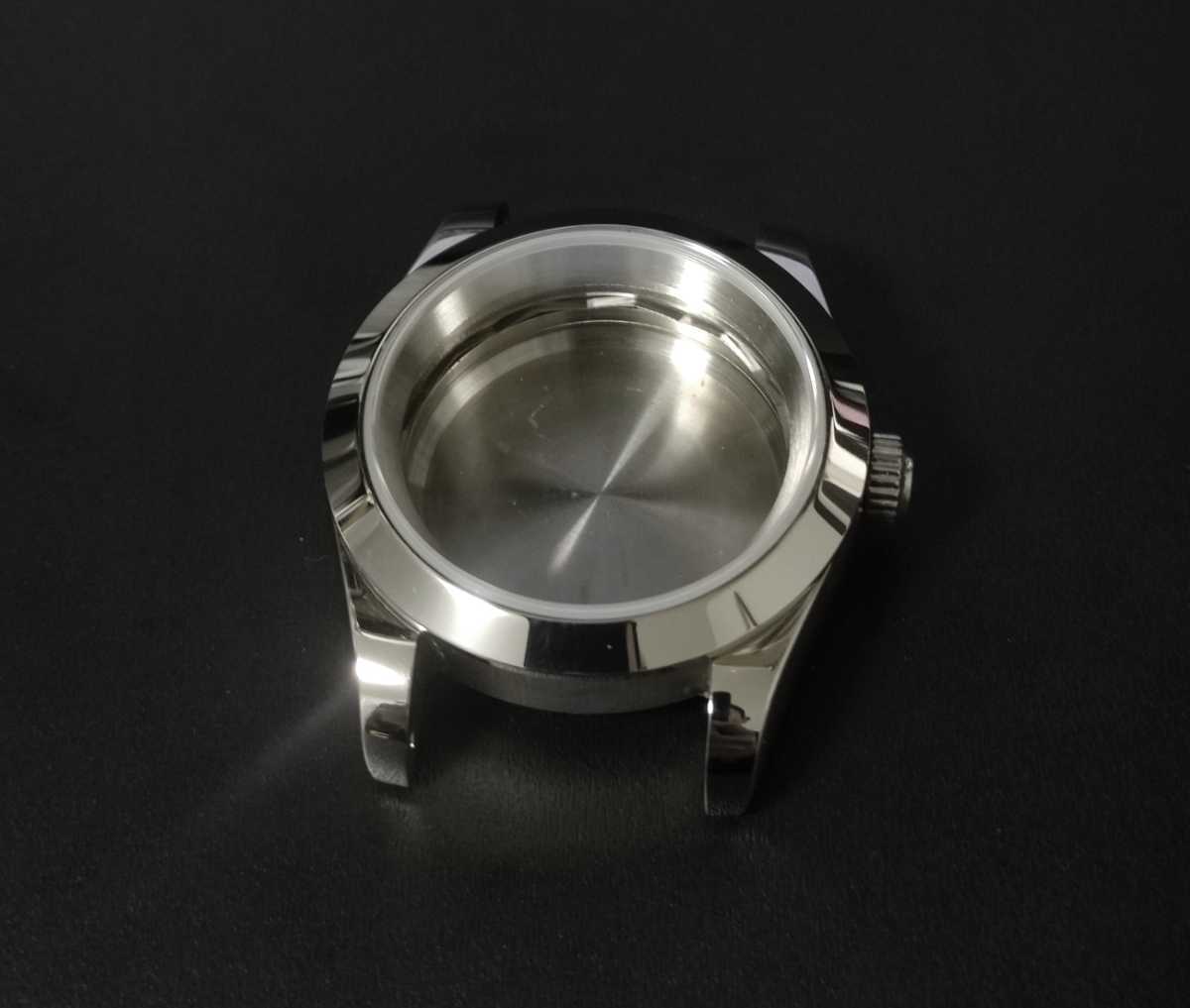 39mm ノンデイト 腕時計 ケース プレーンベゼル ノンデイト【対応ムーブメント】SEIKO NH35/NH36/4R35/4R36 セイコー_画像1