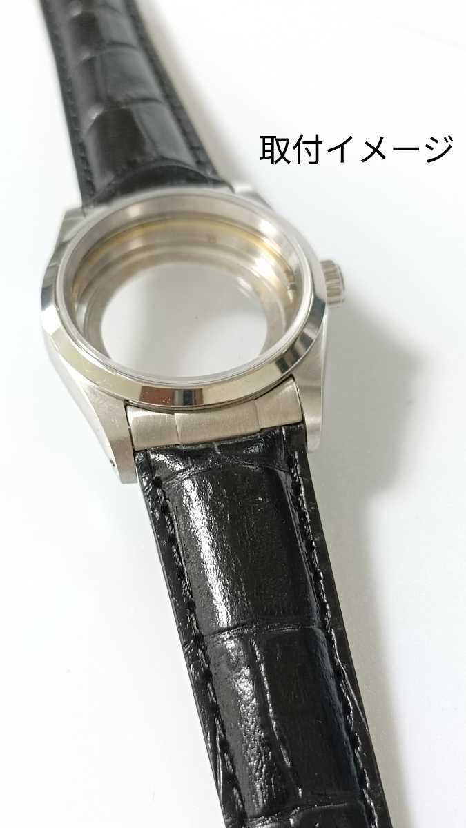 腕時計 革ベルト用 社外品 フラッシュフィット マット 19mm用 すき間