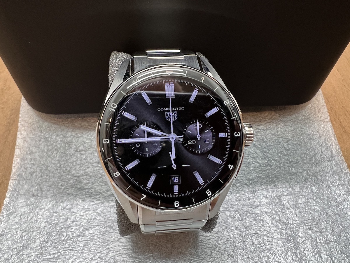 ★美品：最新型E4★ Tag Heuer タグホイヤー　コネクテッド　キャリバーE4 42mm スチールバンド　SBR8010.BA0617　スマートウォッチ_コネクテッドE4 42mm