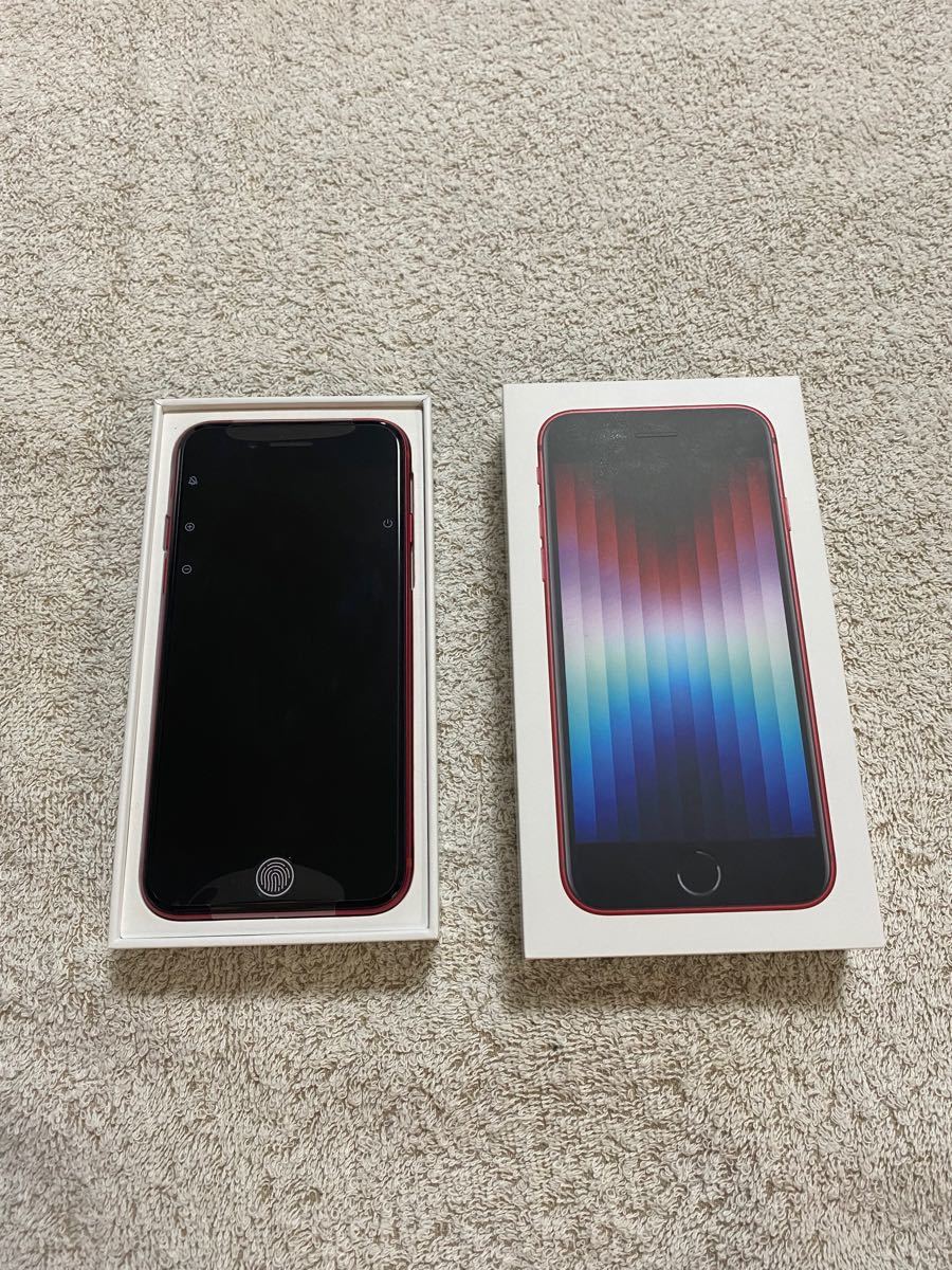 PayPayフリマ｜iPhone se3 128gb red 新品（第3世代）