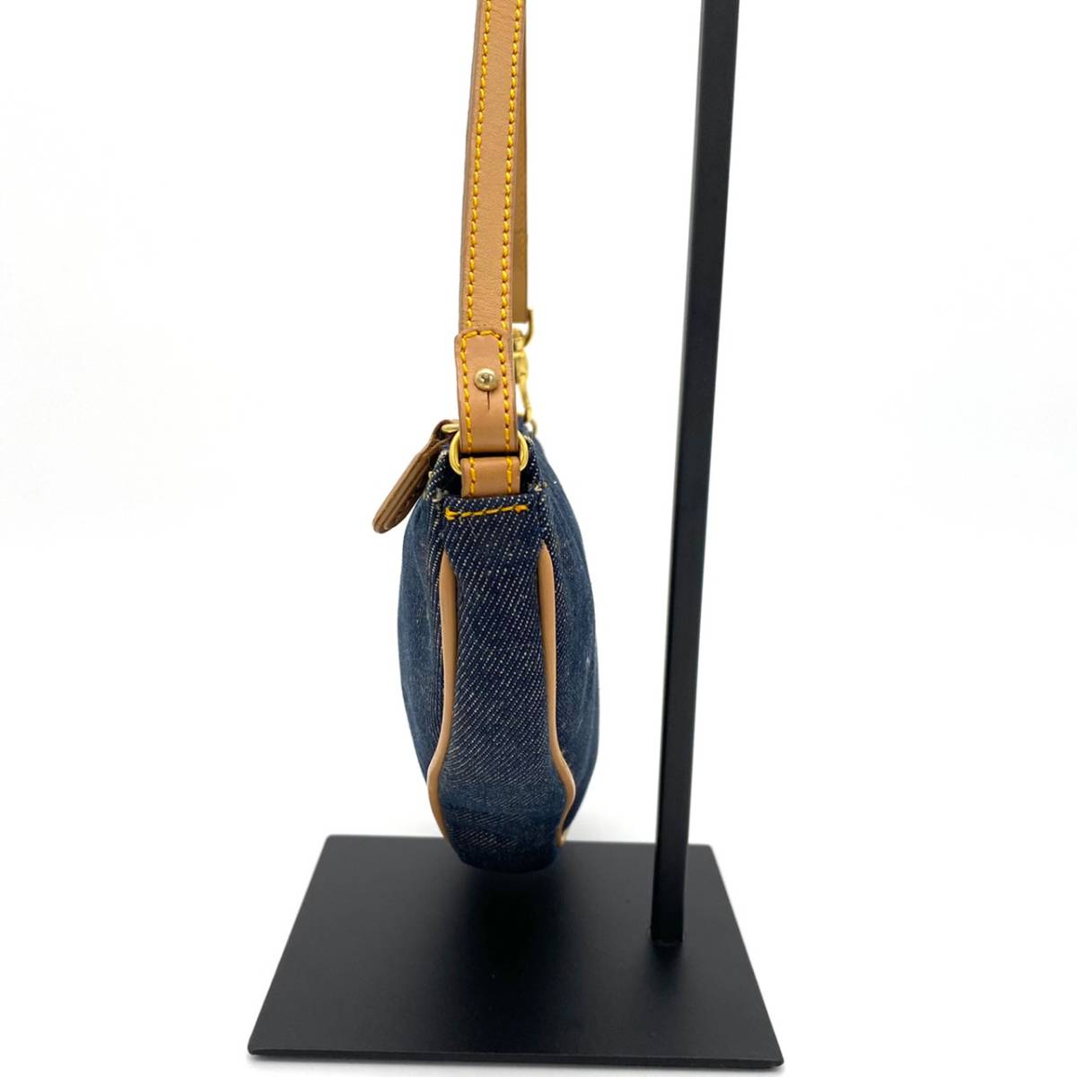 1円 美品 Christian Dior クリスチャンディオール サドルバッグ デニム