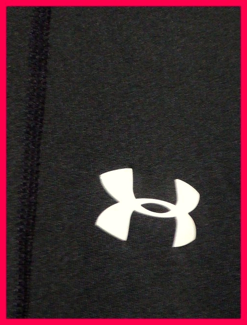 送料無料★アンダーアーマー・レギンスパンツMD　黒　アウター兼インナータイツ/ロングスパッツ　coldgear compression　UNDER ARMOUR