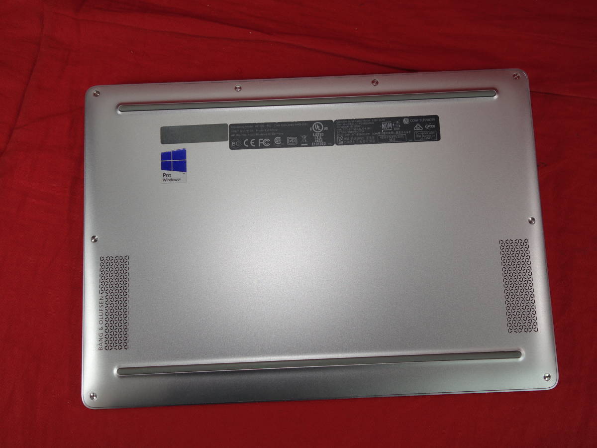 【Core m3-6Y30】　HP　EliteBook Folio G1　【BIOS確認済】　メモリ8GB/SSDなし/OSなし/ACあり　中古 ノートPC　【10日間保証】9_画像7